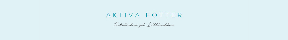 Aktiva Fötter, Fotvård, Västerås Rotating Header Image